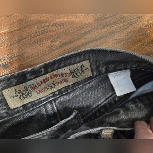 VINTAGE Levi's Silver Tab 900 Series Dark Wash Jeans Womens 27x30 Naturally Dist - Picture 4 of 7